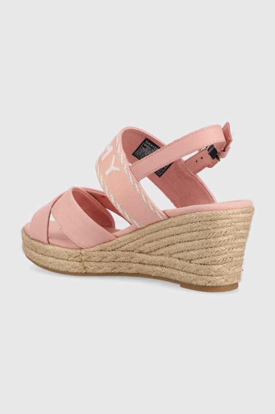 Παπούτσια Σανδάλια Tommy Hilfiger SEASONAL WEBBING MID WEDGE FW0FW07091 ροζ