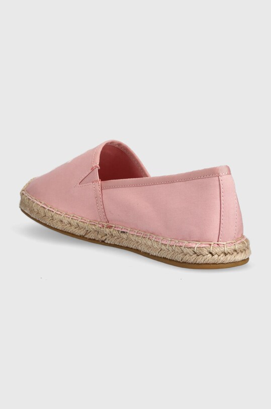 Obuwie Tommy Hilfiger espadryle TH EMBROIDERED ESPADRILLE FW0FW07101 różowy