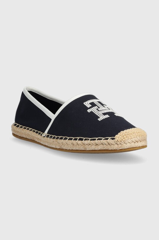 Tommy Hilfiger espadryle TH EMBROIDERED ESPADRILLE FW0FW07101 granatowy SS23