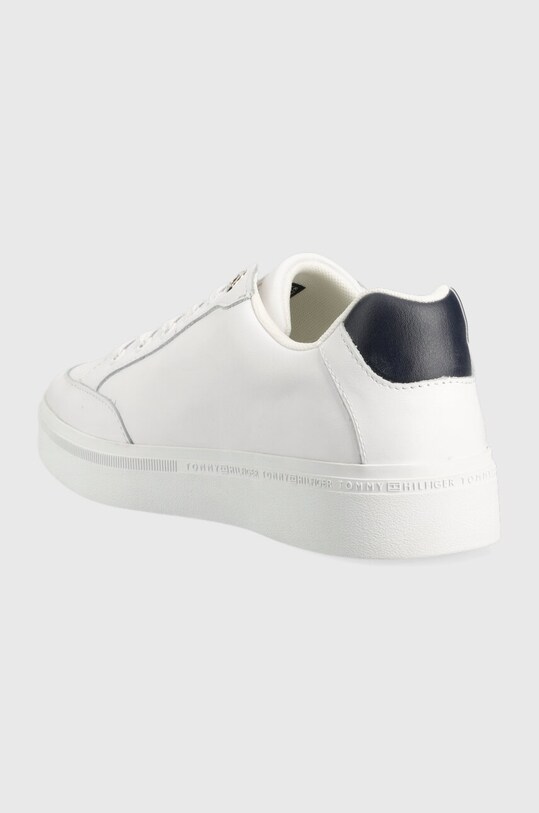Взуття Шкіряні кросівки Tommy Hilfiger COURT SNEAKER WITH WEBBING FW0FW07106 білий