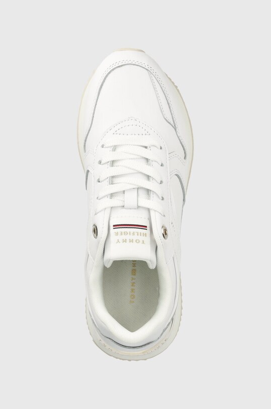 Tommy Hilfiger sneakersy ELEVATED FEMININE LEATHER RUNNER biały FW0FW07108