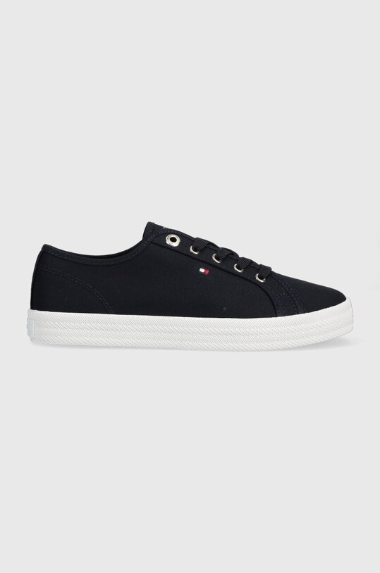 Tommy Hilfiger tenisówki ESSENTIAL VULCANIZED SNEAKER Planet friendly granatowy FW0FW07119