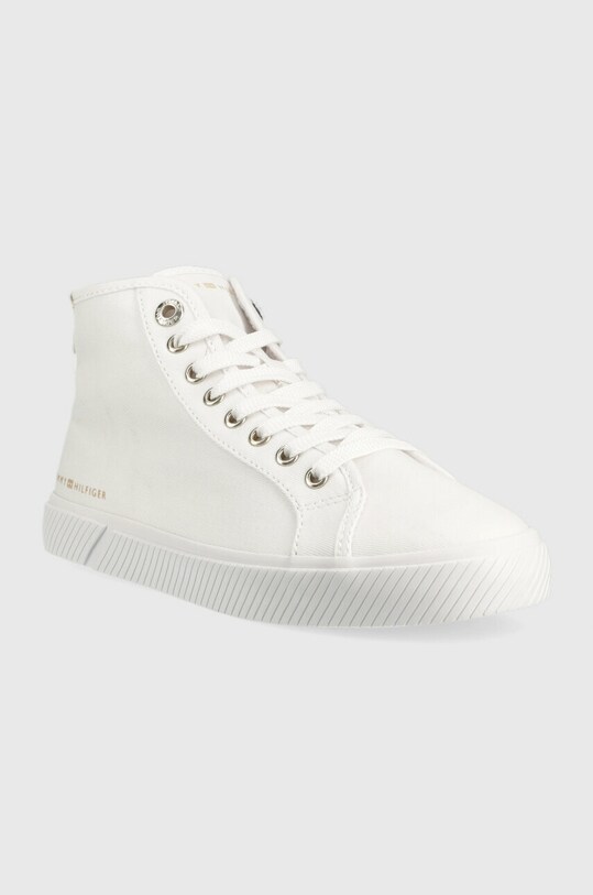 Високи кецове Tommy Hilfiger ESSENTIAL HIGHCUT SNEAKER FW0FW07120 бял SS23