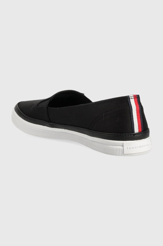 Boty Tenisky Tommy Hilfiger ESSENTIAL KESHA SLIP-ON FW0FW07121 černá