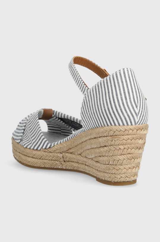 Obuv Sandále Tommy Hilfiger HIGH WEDGE SEERSUCKER FW0FW07158 modrá