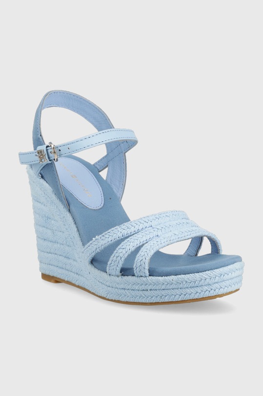 Tommy Hilfiger sandały ESSENTIAL WEDGE SANDAL FW0FW07159 niebieski SS23