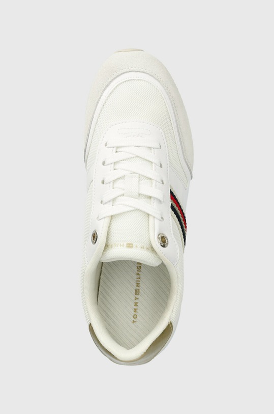 Sneakers boty Tommy Hilfiger ESSENTIAL RUNNER bílá FW0FW07163