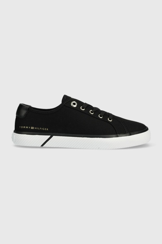 Tommy Hilfiger tenisówki LACE UP VULC SNEAKER BL płaska czarny FW0FW07248