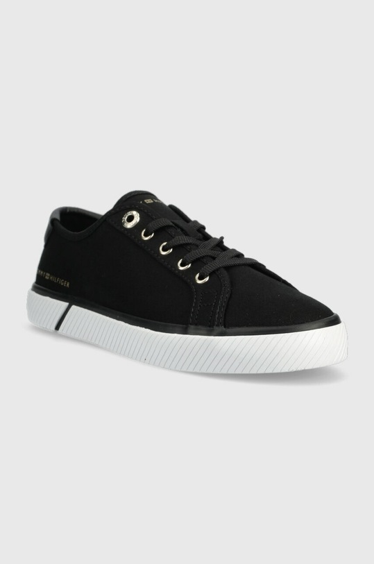 Tommy Hilfiger tenisówki LACE UP VULC SNEAKER BL FW0FW07248 czarny SS23