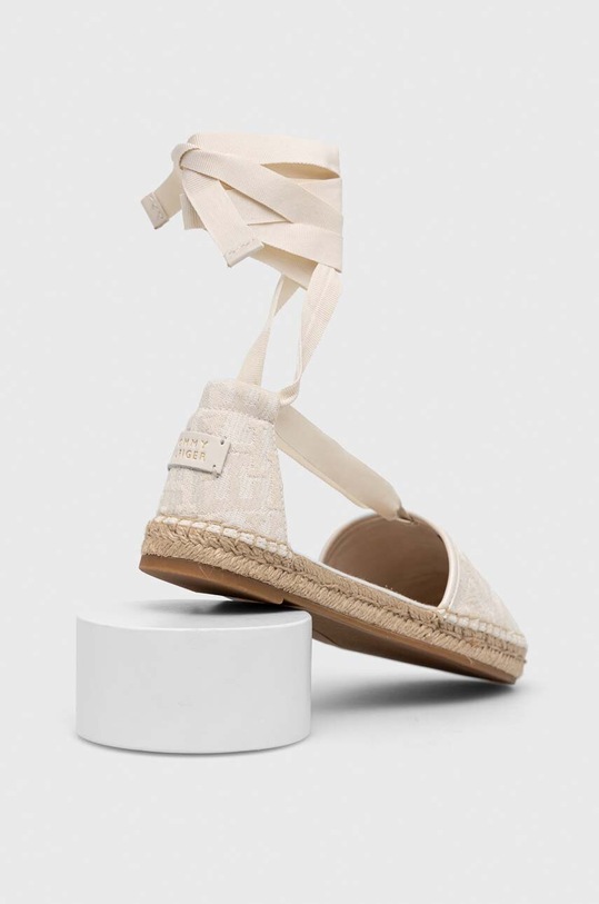 Boty Espadrilky Tommy Hilfiger CLOSED TOE ESPADRILLE MONOGRAM W FW0FW07253 béžová