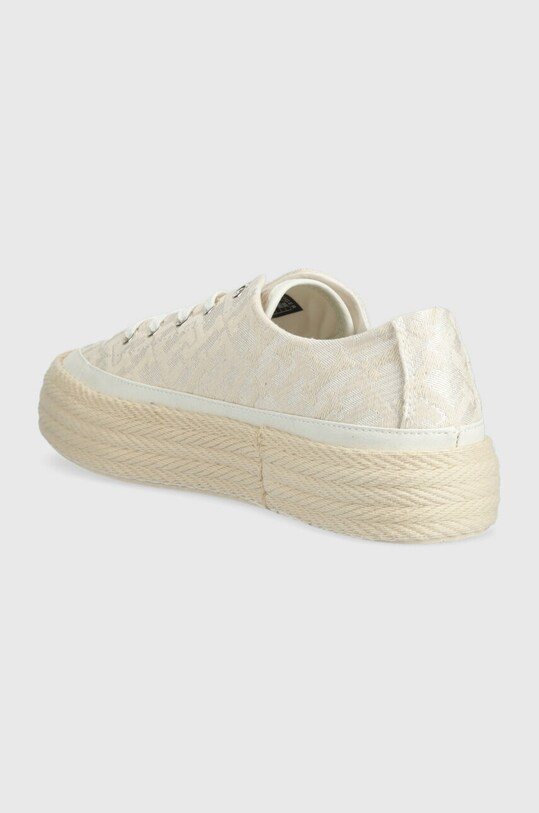 Взуття Кеди Tommy Hilfiger VULC ROPE MONOGRAM WHITE DENIM FW0FW07254 бежевий