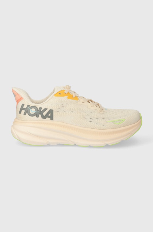 Hoka One One pantofi de alergat Clifton 9 Planet friendly bej 1127896