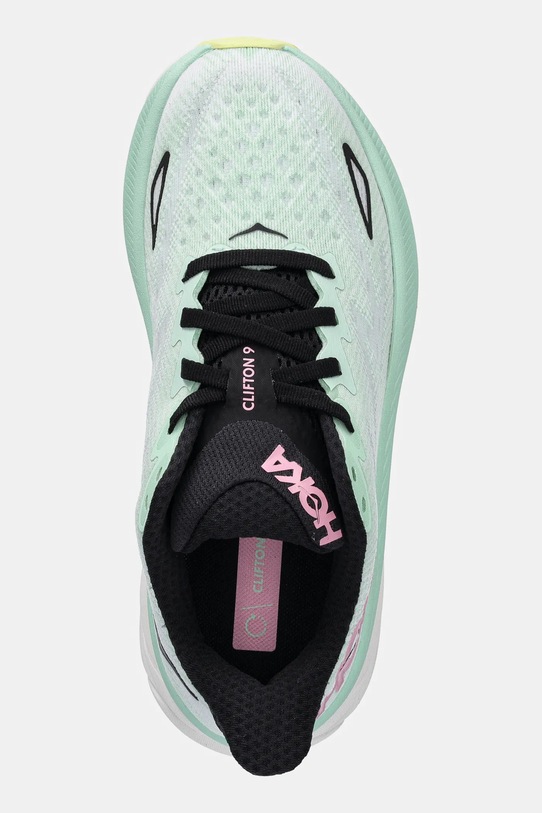 Обувки за бягане Hoka One One Clifton 9 зелен 1127896