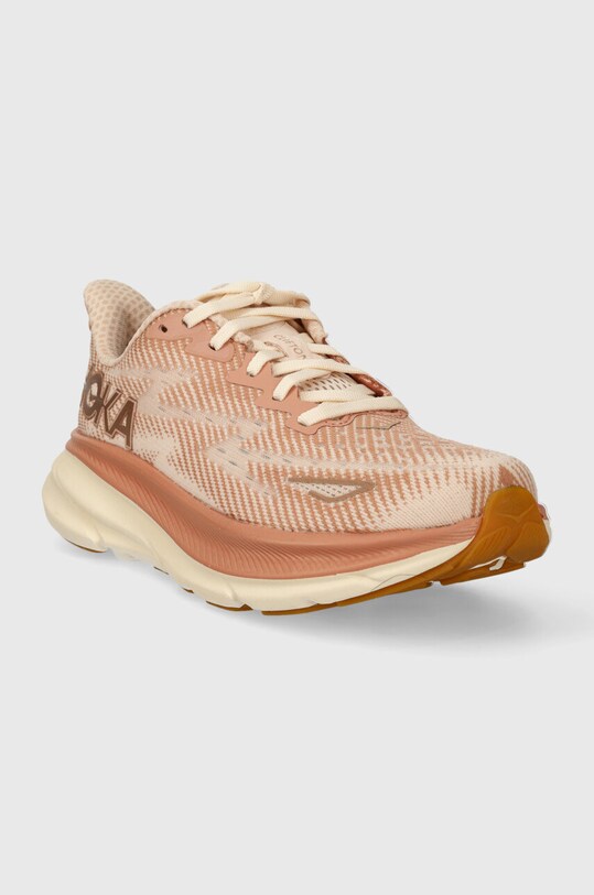 Hoka One One running shoes Clifton 9 1127896 beige SS25