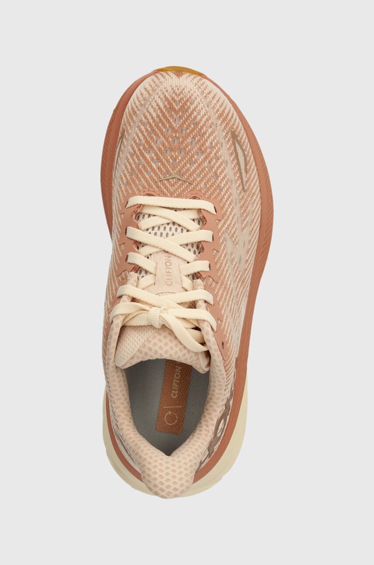 Бігові кросівки Hoka One One Clifton 9 бежевий 1127896
