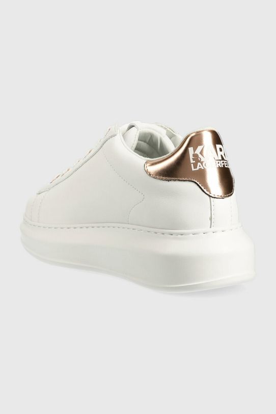 Obuwie Karl Lagerfeld sneakersy skórzane KAPRI KL62538.01P biały