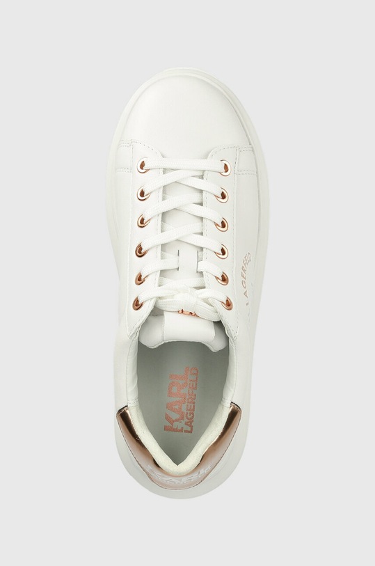Karl Lagerfeld sneakers din piele KAPRI alb KL62538.01P