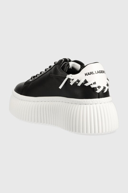 Обувь Кожаные кроссовки Karl Lagerfeld KREEPER LO KL42372.000 чёрный
