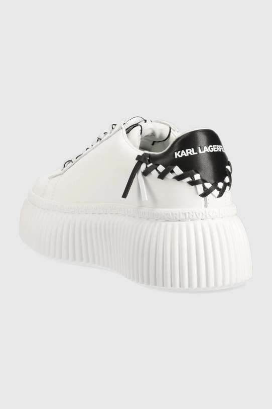 Încălțăminte Karl Lagerfeld sneakers din piele KREEPER LO KL42372.010 alb