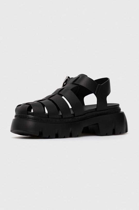 Karl Lagerfeld sandały skórzane SUN TREKKA KL83525.000 czarny SS23