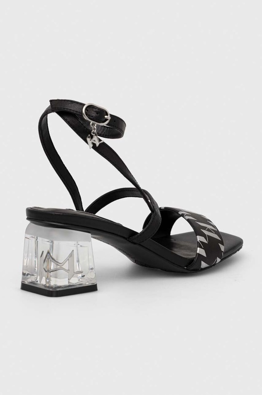 Obuwie Karl Lagerfeld sandały skórzane ICE BLOK KL33610.000 czarny