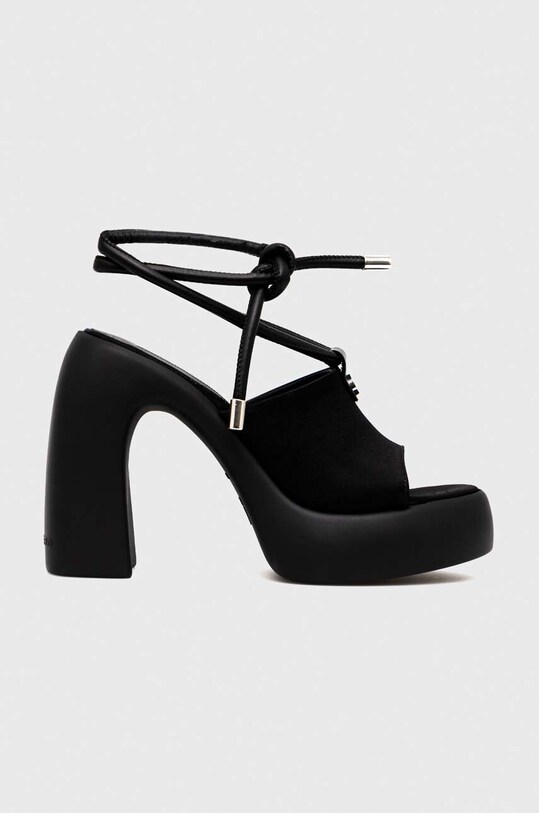 Karl Lagerfeld sandały ASTRAGON HI słupek czarny KL33725.S00