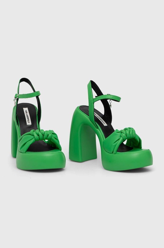 Karl Lagerfeld sandały ASTRAGON HI KL33715.FGG zielony SS23
