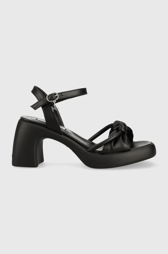 Karl Lagerfeld sandały ASTRAGON słupek czarny KL33815.F0X