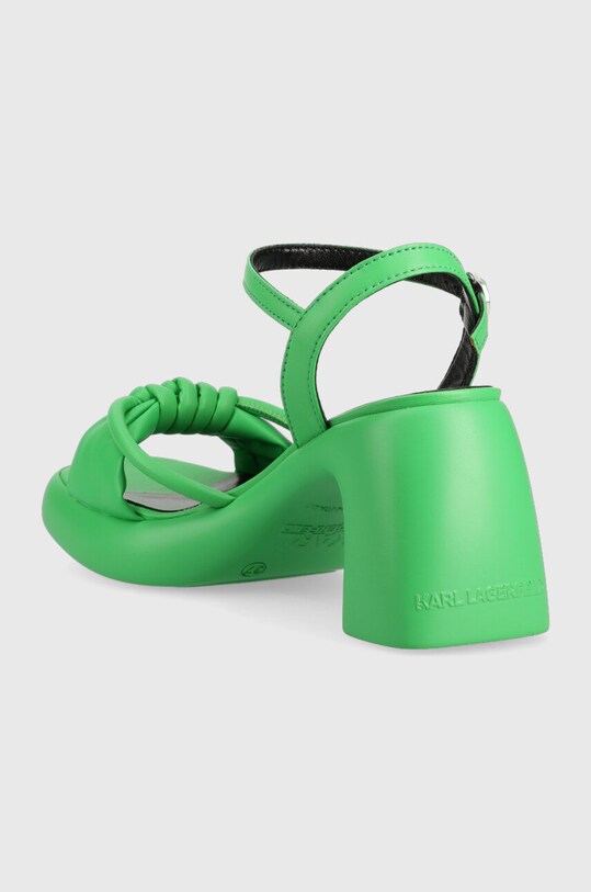Obuwie Karl Lagerfeld sandały ASTRAGON KL33815.FGG zielony