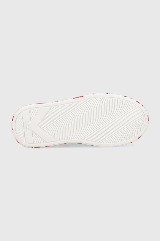 Karl Lagerfeld sneakersy skórzane ANAKAPRI KL96590.01D biały