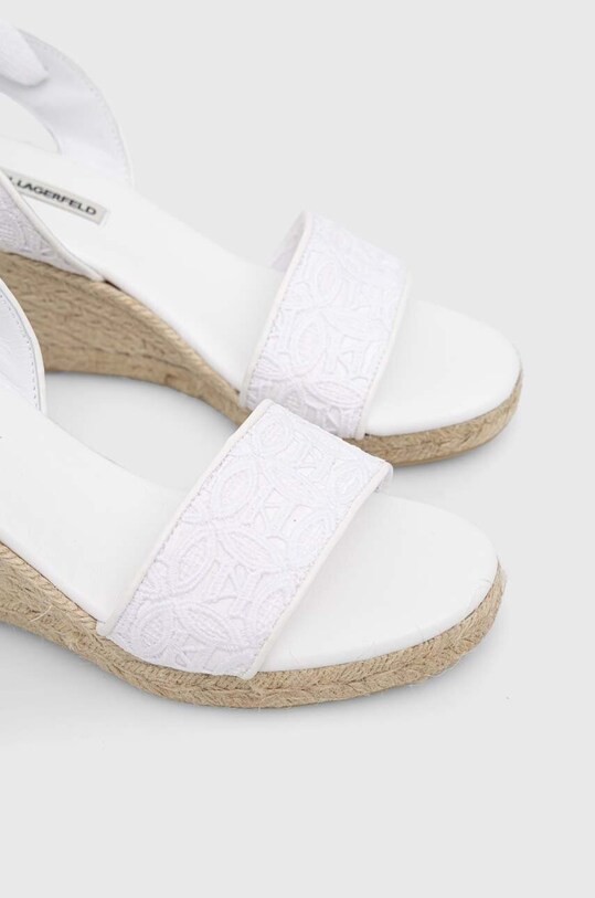 Karl Lagerfeld sandały KAMINI MID biały KL32205.CL1