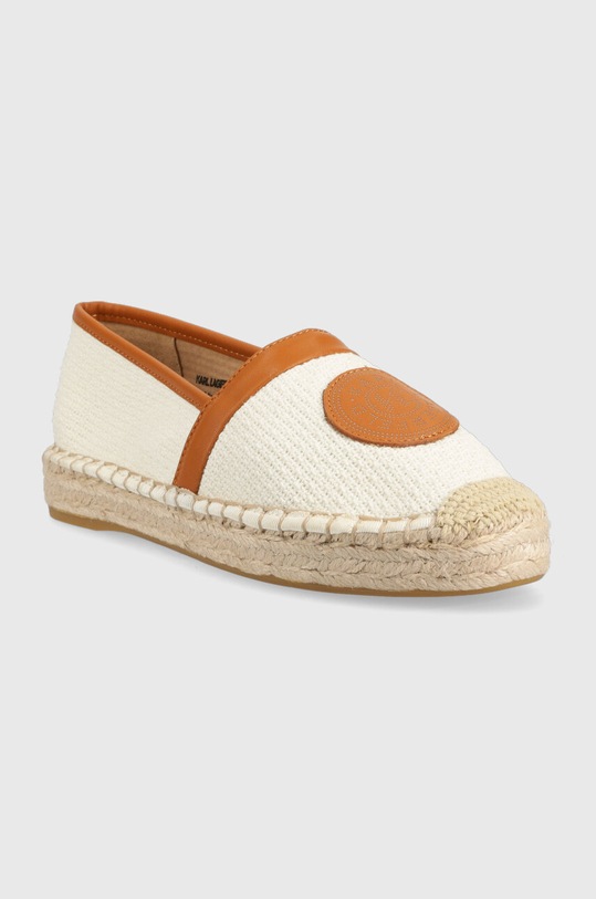 Karl Lagerfeld espadryle KAMINI DUO KL81160.412 beżowy SS23