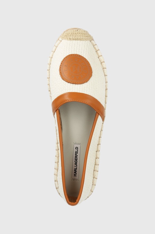 Karl Lagerfeld espadryle KAMINI DUO beżowy KL81160.412