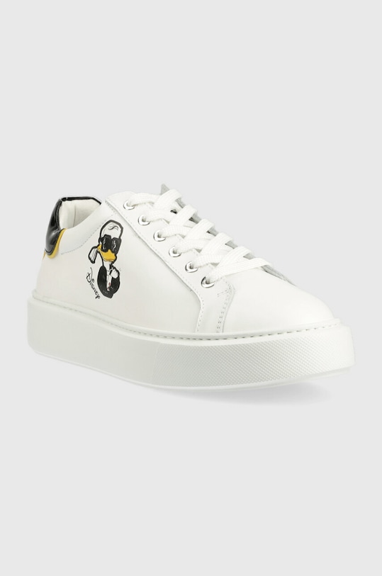 Karl Lagerfeld sneakersy skórzane x Disney KL96223D.011 biały SS23