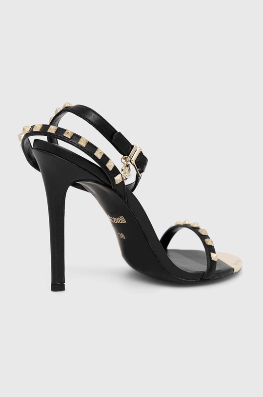 Boty Kožené sandály Just Cavalli 74RB3S20ZP274899 černá