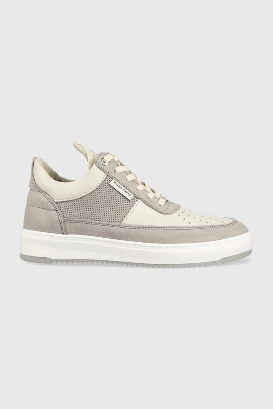 Αθλητικά Filling Pieces Low Top Game δέρμα σαμουά γκρί 10133151878