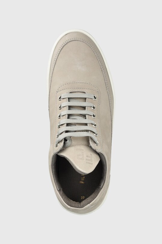 Замшеві кросівки Filling Pieces Low Top Ripple Nubuck сірий 25122842003