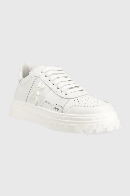 Patrizia Pepe sneakersy skórzane 2Z0008.L011.W338 biały SS23