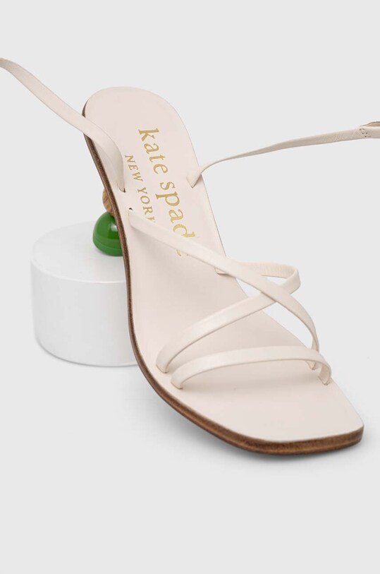 Kate Spade sandale de piele Charmer KB824 bej SS23