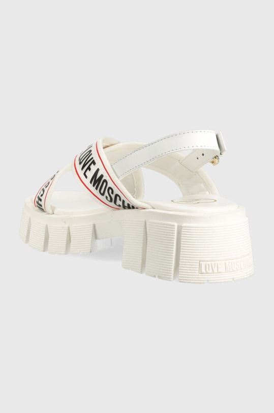 Obuwie Love Moschino sandały JA16186G0GIX210A biały
