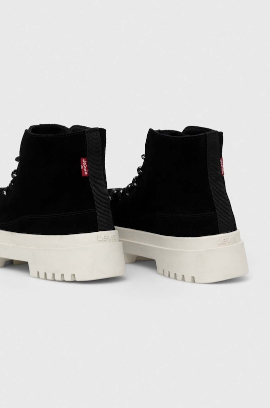 Obuwie Levi's trampki zamszowe Patton S D7032.0001 czarny