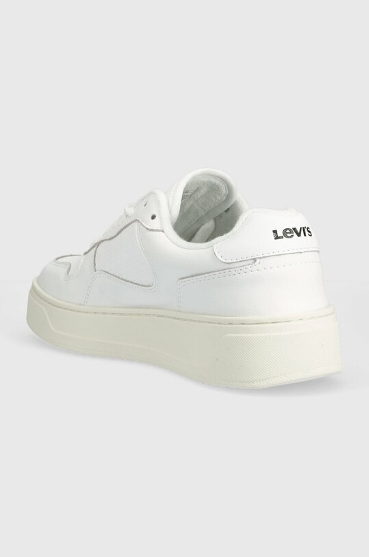 Încălțăminte Levi's sneakers din piele Glide S D7522.0001 alb