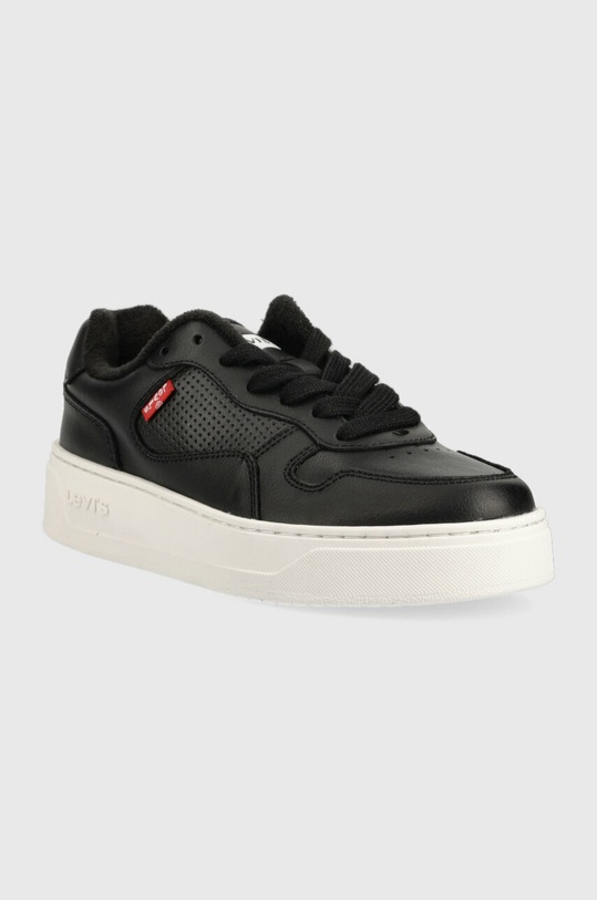 Usnjene superge Levi's Glide S D7522.0002 črna SS23