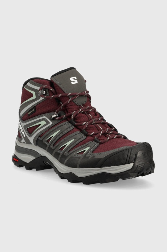 Salomon buty X Ultra Pioneer Mid GTX L47170600 bordowy SS23