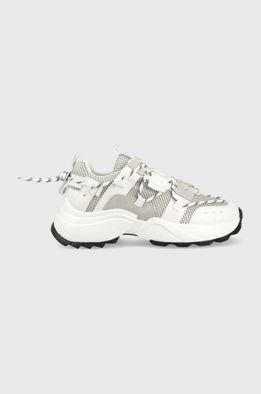 Tenisice Steve Madden Tazmania imitacija zrnate kože siva SM11002419.739