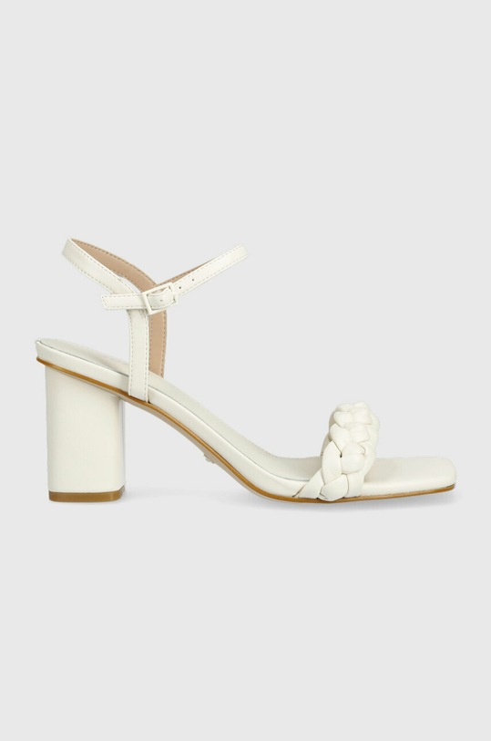 Sandale Guess CADHNA široka potpetica bež FL6CDN.ELE03.WHITE
