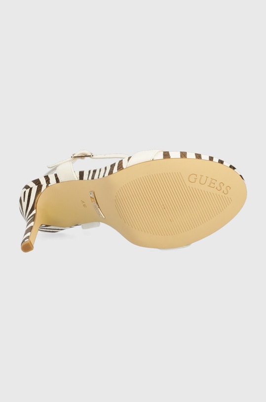 Δερμάτινα σανδάλια Guess FACY FL6FAC.LEA03.WHITE λευκό