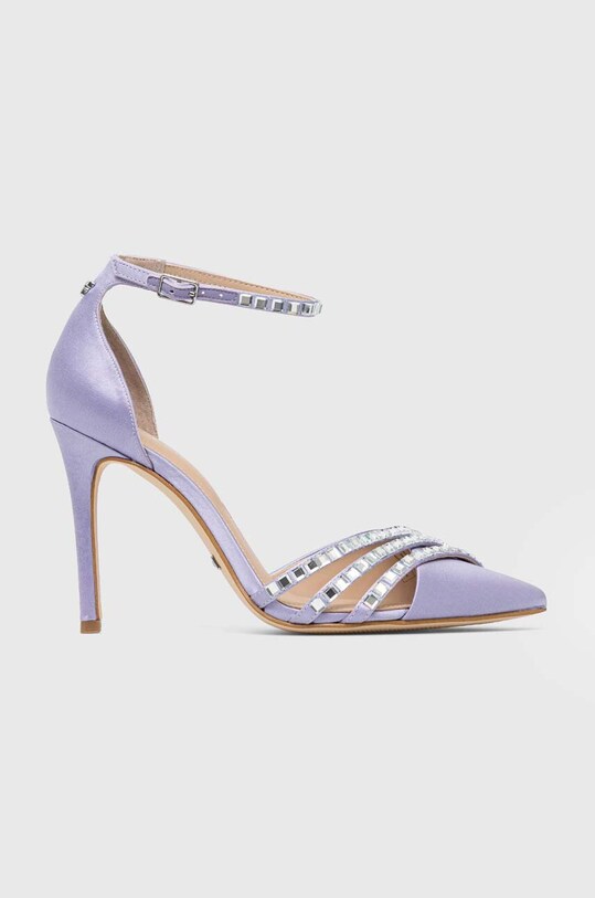 Guess pantofi cu toc GADELLA subțire violet FL6GDL.SAT08.LILAC