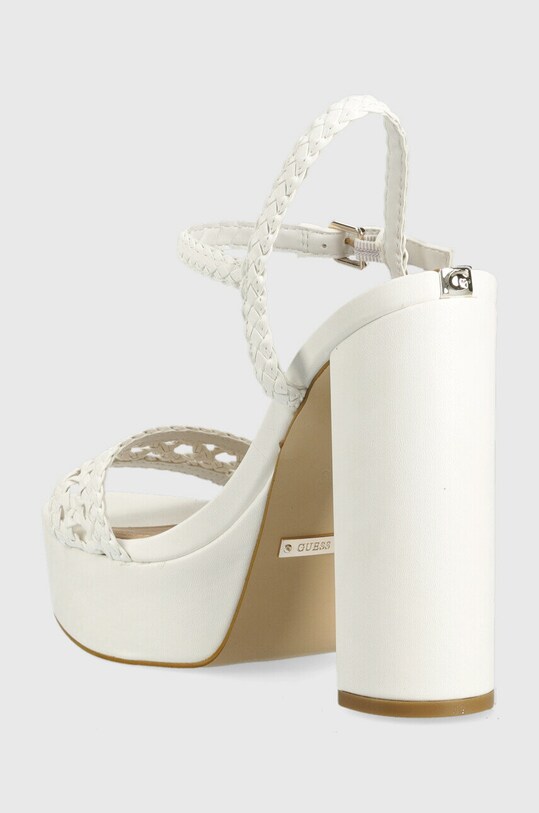 Παπούτσια Σανδάλια Guess GABELLE FL6GLL.ELE03.WHITE λευκό
