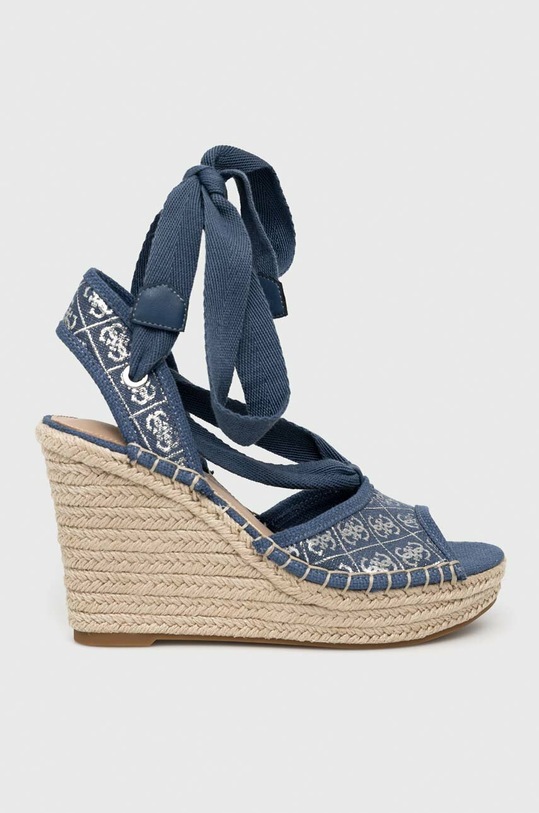 Sandály Guess HALONA textilní modrá FL6HLO.FAL04.DENIM